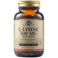 L-Lizina 500 mg, 50 capsule vegetale, Solgar
