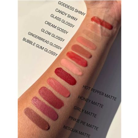 Set 5 glossuri lucioase Lip Gloss, 35 ml, Choco Mua 655192