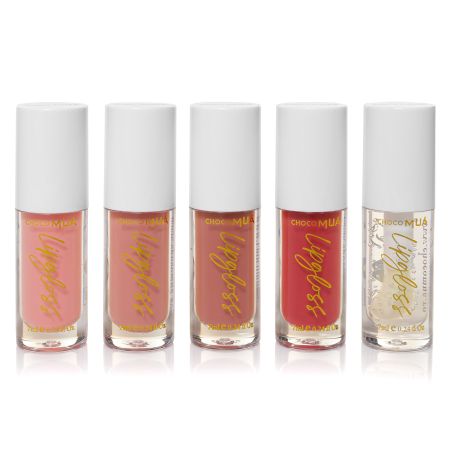 Set 5 glossuri lucioase Lip Gloss, 35 ml, Choco Mua