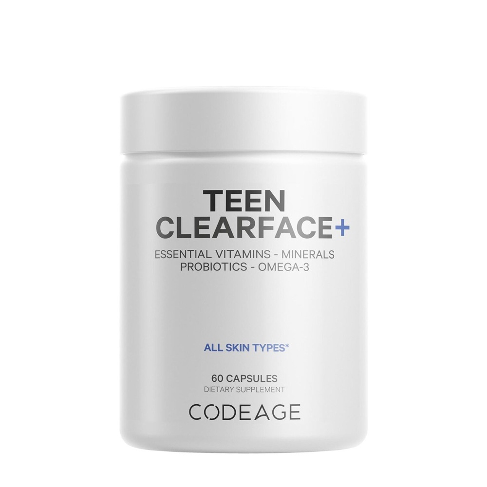 Complex de multivitamine pentru adolescenti Teen Clearface CodeAge, 60 capsule, GNC