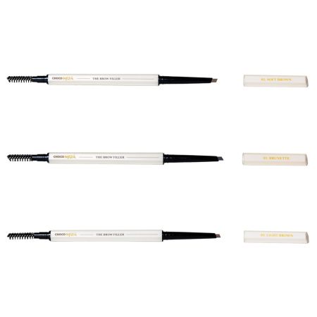 Set 3 creioane pentru sprancene The Brow Filler, 0.84 ml, Choco Mua 655477