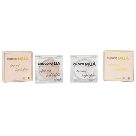 Set 2 iluminatoare Diamond Highlighter, 10 g, Choco Mua