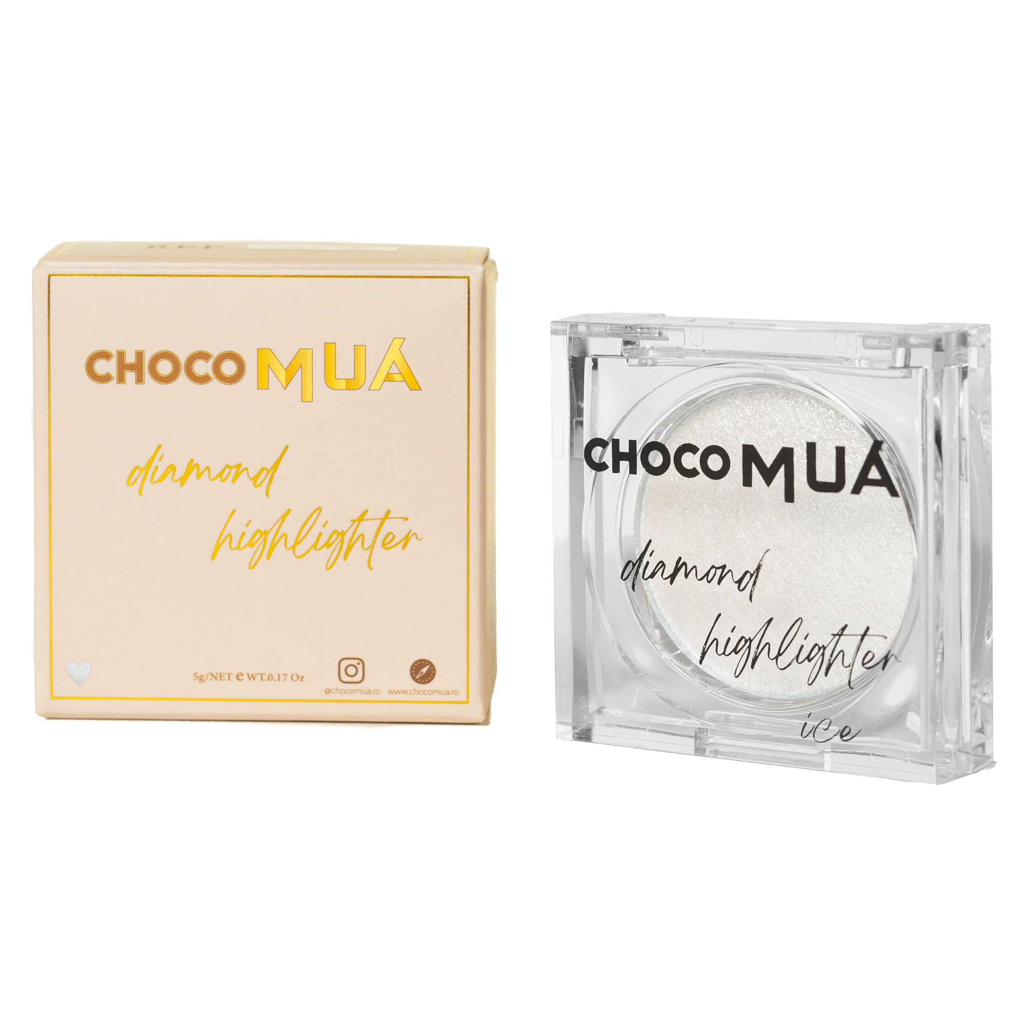 Iluminator Ice Diamond Highlighter, 5 g, Choco Mua