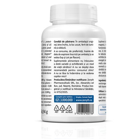 Magnesium L-Treonat Magtein, 90 capsule, Zenyth 701617