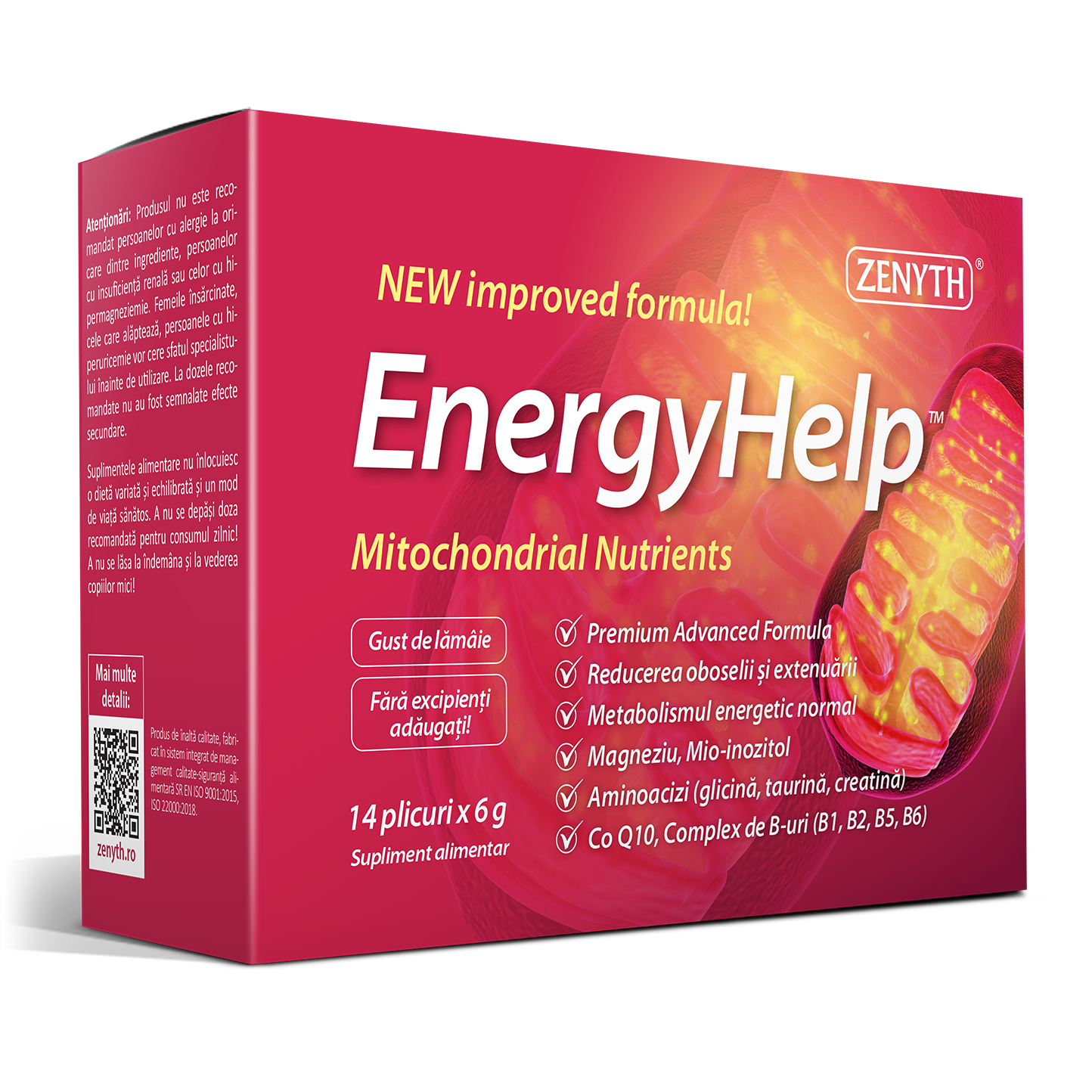 Energy Help, 14 plicuri, Zenyth