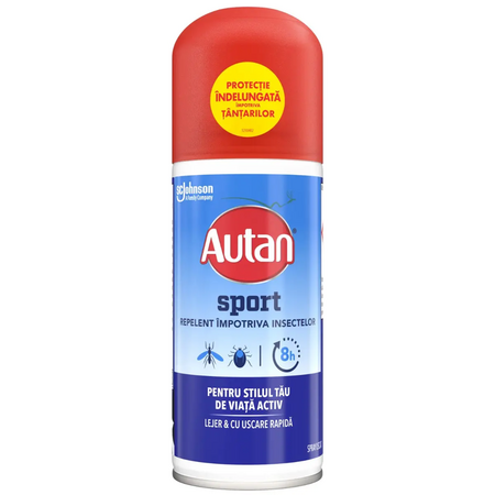Spray repelent impotriva insectelor Sport, 100 ml, Autan