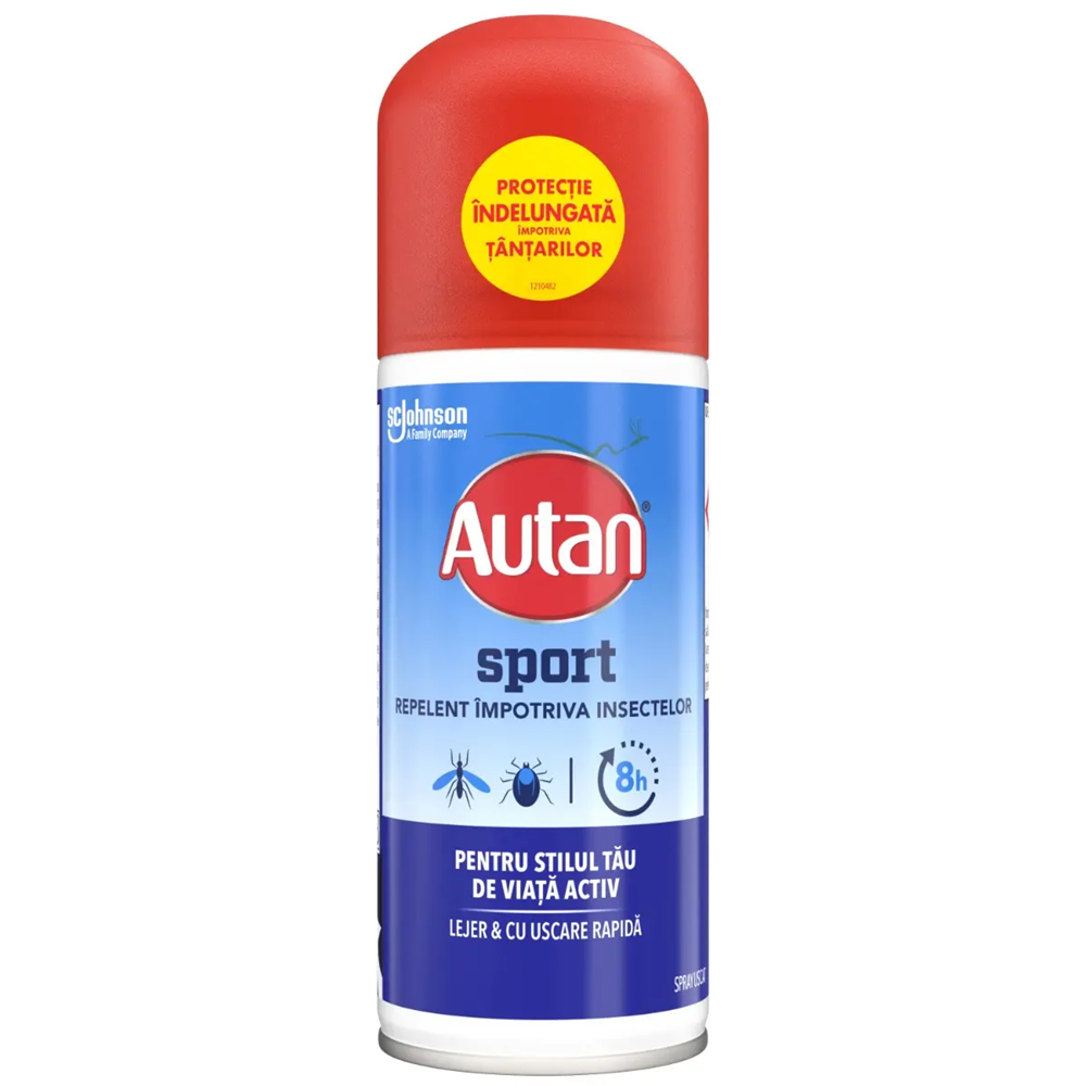 Spray repelent impotriva insectelor Sport, 100 ml, Autan