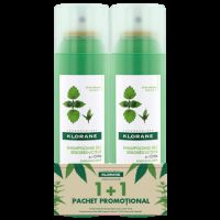 Pachet Sampon uscat cu extract de urzica, 150 ml + 150 ml, Klorane