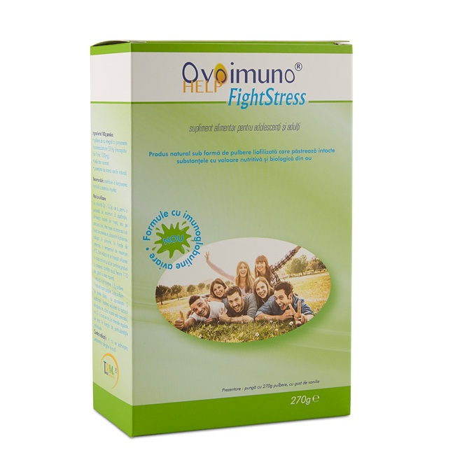 Ovoimuno Help Fight Stress, 270 g pulbere orodispersabila, Trm Supplements