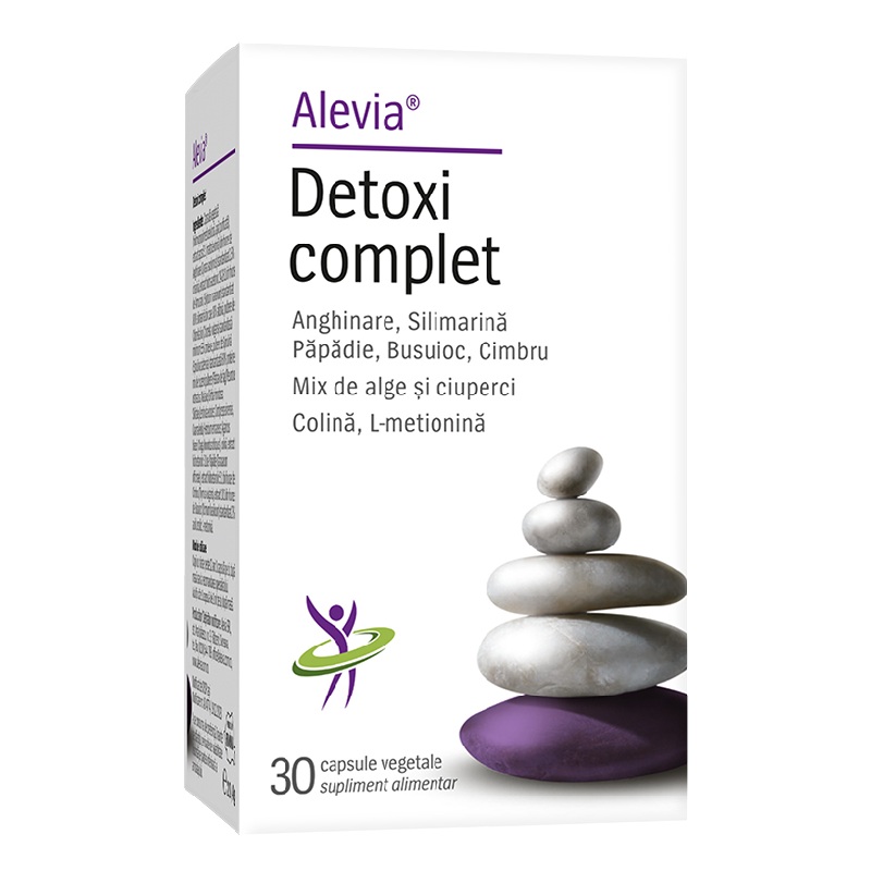 Detoxi Complet, 30 capsule vegetale, Alevia