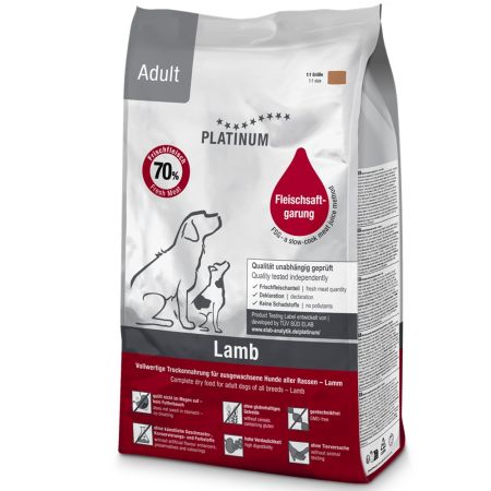 Hrana uscata cu miel pentru caini adulti Adult Dog, 1,5 kg, Platinum 655541
