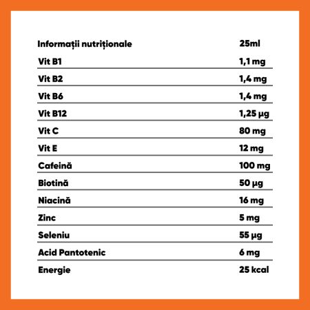Shot cu vitamine si electroliti, 25 ml, HANGOFF 655597