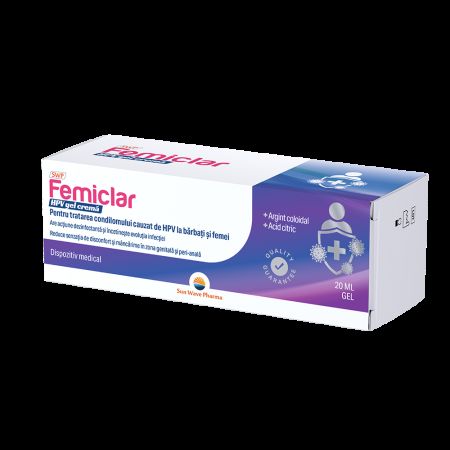 Gel vaginal Femiclar HPV, 20 ml, Sun Wave Pharma 682036