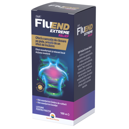 Lotiune pentru frectie Fluend Extreme Relief, 100 ml, Sun Wave Pharma 655666