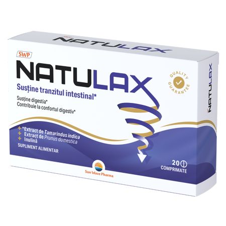 Natulax, 20 comprimate, Sun Wave Pharma 655671