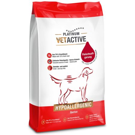 Hrana uscata hipoalergenica pentru caini Hipoalergenic Vetactive, 1,5 kg, Platinum 655710