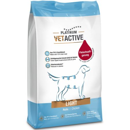 Hrana uscata cu calorii reduse pentru caini Light Vetactive, 1,5 kg, Platinum 655721