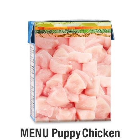 Hrana umeda cu pui pentru caini juniori Junior Dog, 185 g, Platinum 655791