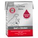 Hrana umeda cu pui si vita pentru caini adulti Dog, 185 g, Platinum 655817