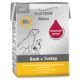 Hrana umeda cu rata si curcan pentru caini adulti Dog, 185 g, Platinum 656615