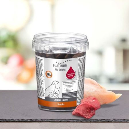 Recompense cu pui si miel pentru caini, 300 g, Platinum 655919
