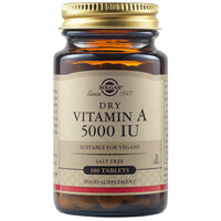 Vitamina A uscata, 5000 UI, 100 tablete, Solgar