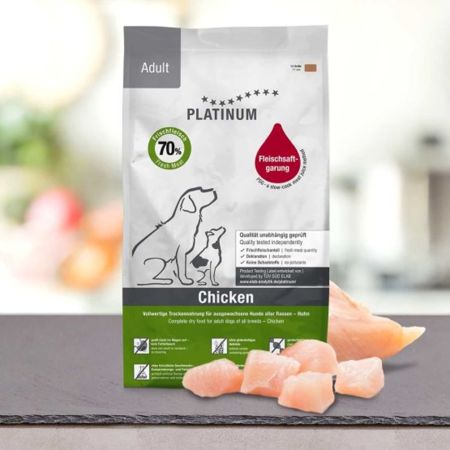 Hrana uscata cu pui pentru catei juniori Junior Dog, 1,5 kg, Platinum 655957