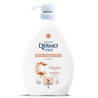 Sapun lichid pentru maini cu migdale Carezza, 1000 ml, Dermomed