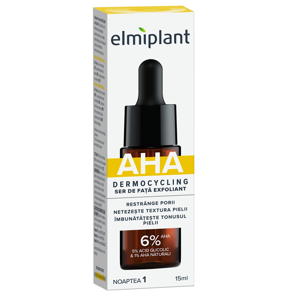 Ser de fata exfoliant Dermocycling, 15 ml, Elmiplant