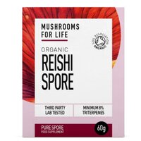 Pulbere de Reishi Spore, 1000 mg, 60 g, MushroomsForLife