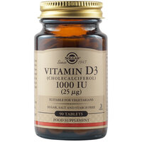 Vitamin D3, 1000 UI (25 mcg), 90 tablete, Solgar