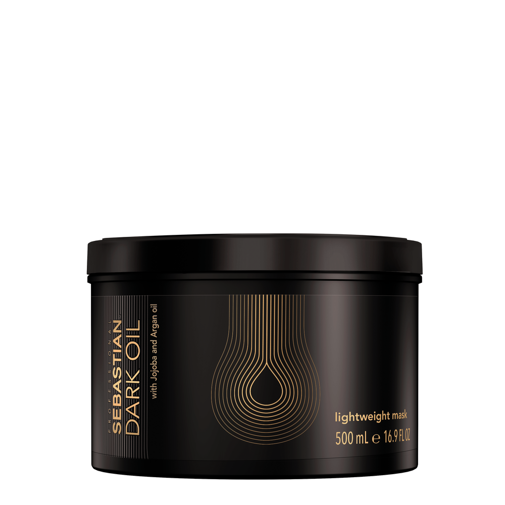 Masca cu ulei de argan si jojoba pentru toate tipurile de par Dark Oil, 500 ml, Sebastian Professional
