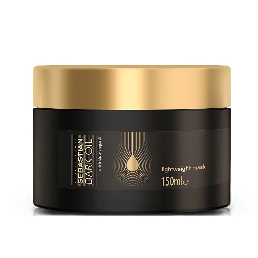 Masca cu ulei de argan si jojoba pentru toate tipurile de par Dark Oil, 150 ml, Sebastian Professional