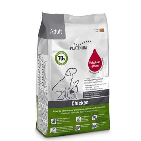 Hrana uscata cu pui pentru caini Adult Dog, 1500 g, Platinum 656523