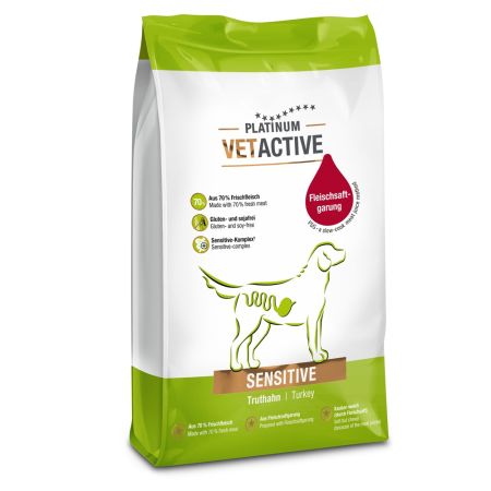 Hrana uscata cu curcan pentru caini cu digestie sensibila Vetactive, 1500 g, Platinum 656528