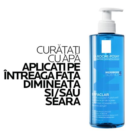 Gel Spumant Purifiant +M 400 ml + Rezerva De Reumplere 400 ml, La Roche-Posay 656642
