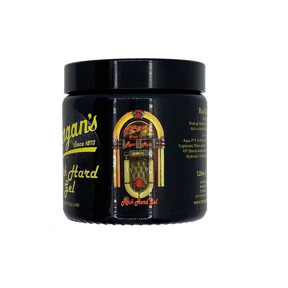 Gel pentru fixarea parului Rock Hard, 120 ml, Morgan's