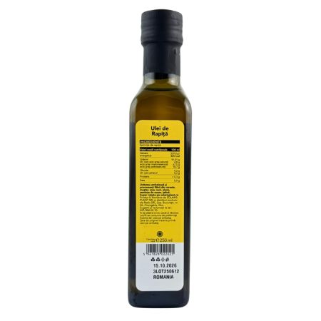 Ulei de rapita presat la rece, 250 ml, Solaris 656678