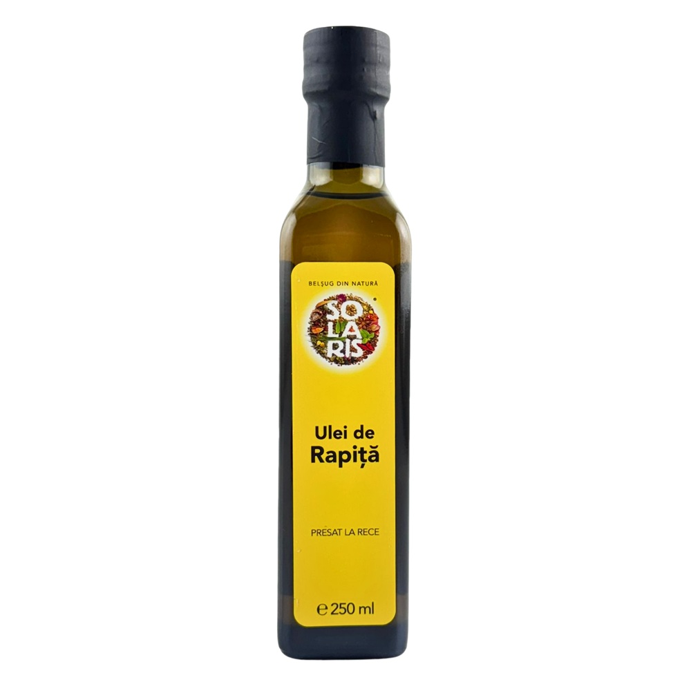Ulei de rapita presat la rece, 250 ml, Solaris