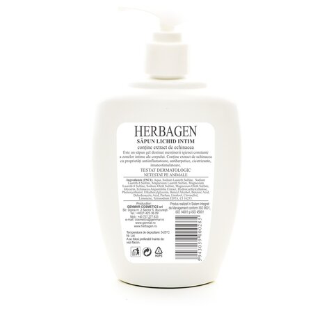 Sapun lichid intim cu echinacea, 350 ml, Herbagen 625931