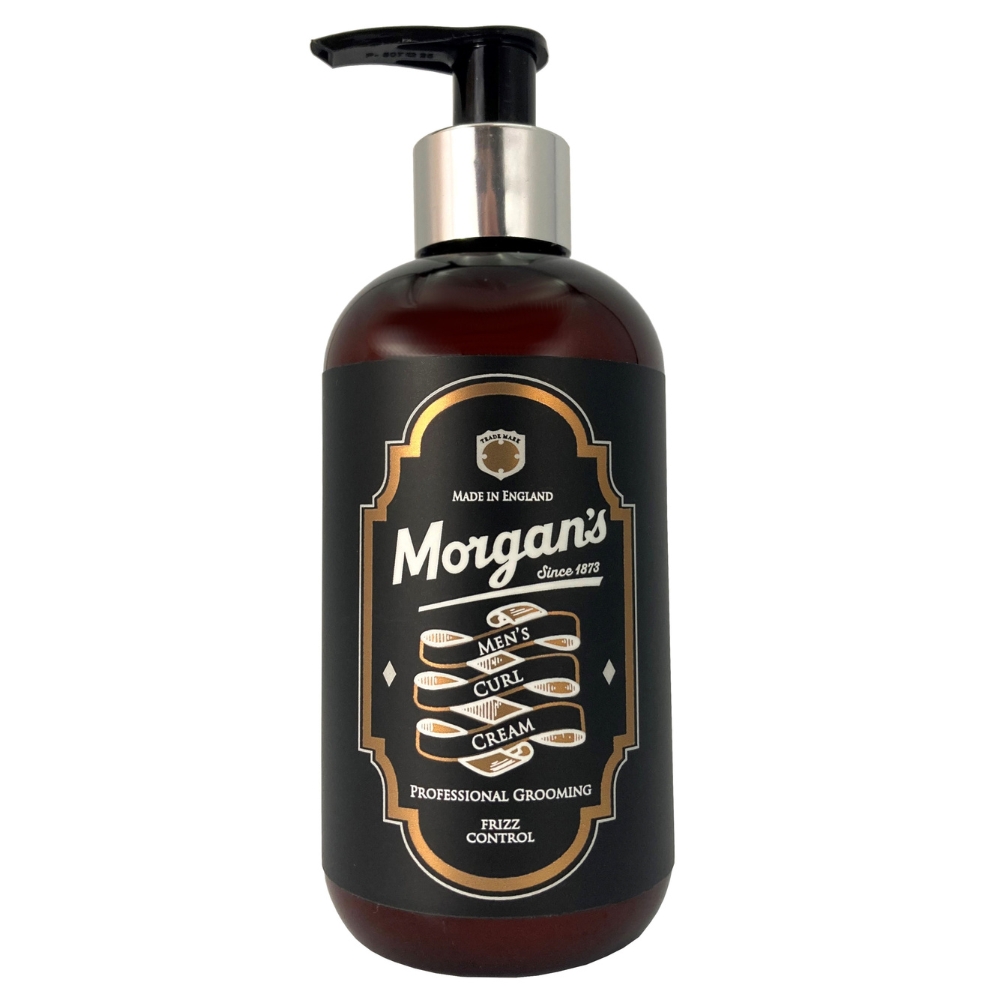 Crema pentru bucle Men's Curls Cream Professional Grooming, 250 ml, Morgan's