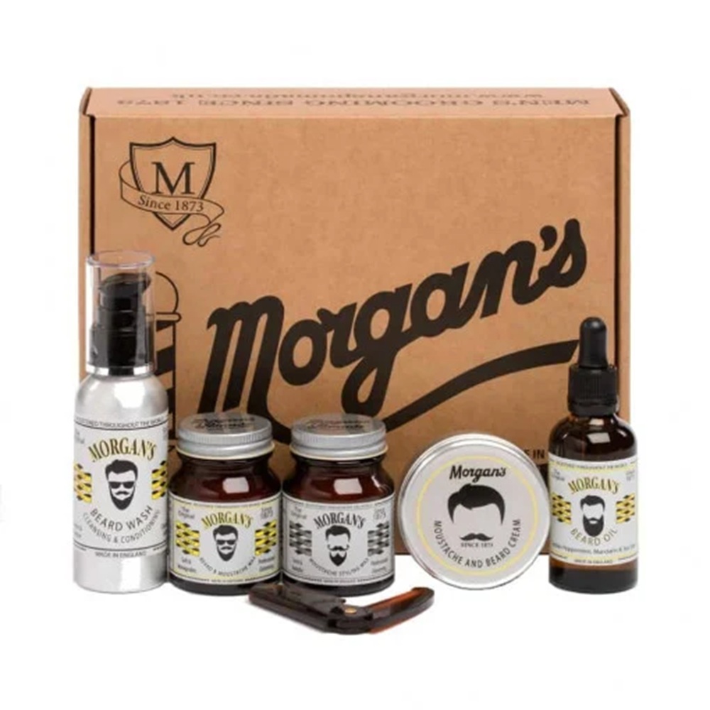 Set pentru ingrijire barba, 6 produse, Morgan's