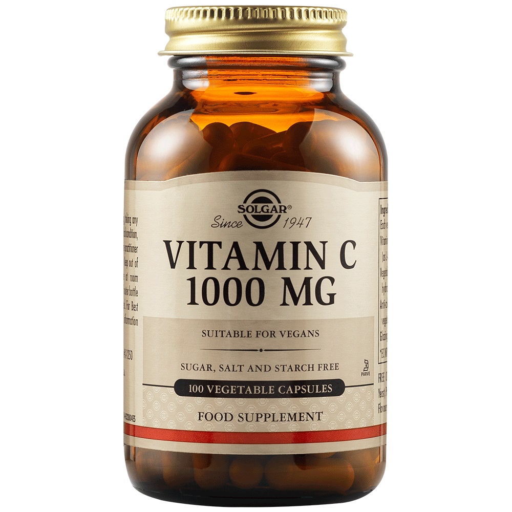 Vitamina C, 1000 mg, 100 capsule, Solgar