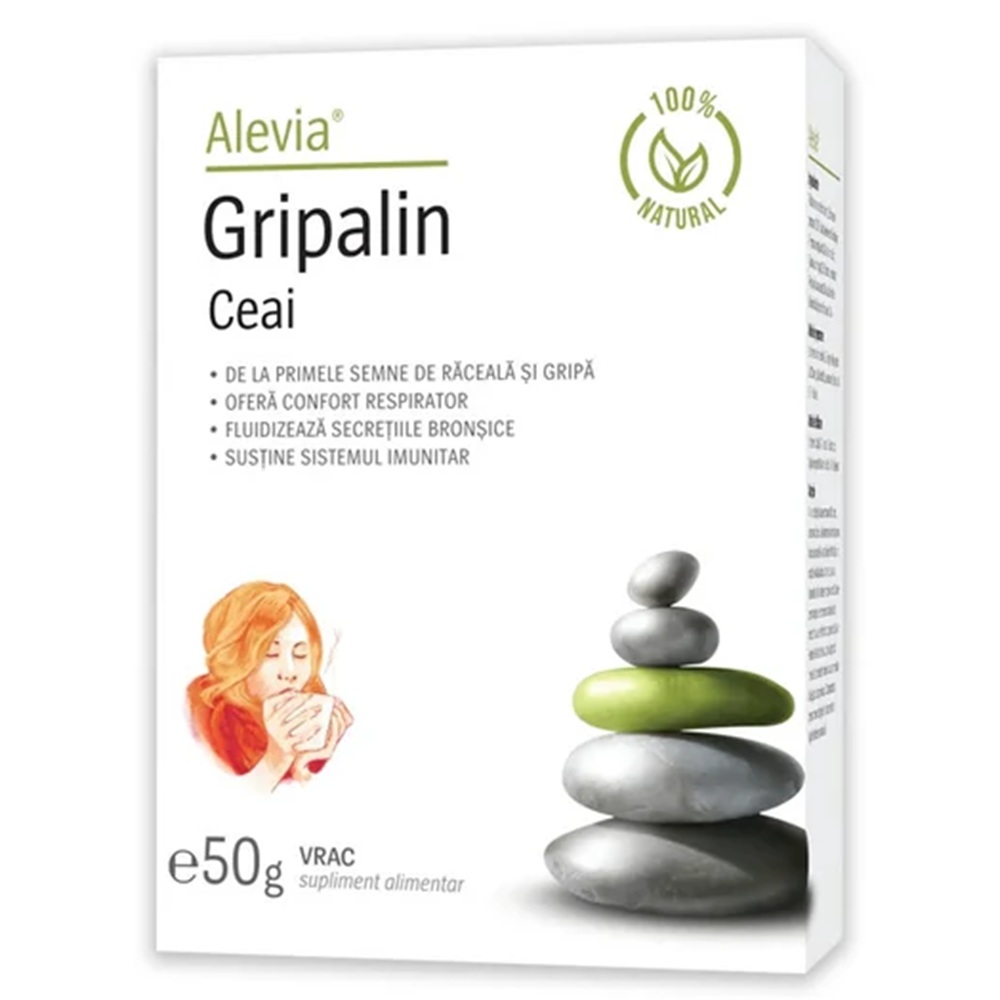 Ceai Gripalin, 50 g, Alevia
