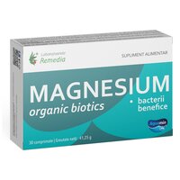 Magnesium Organic Biotics, 30 comprimate, Laboratoarele Remedia