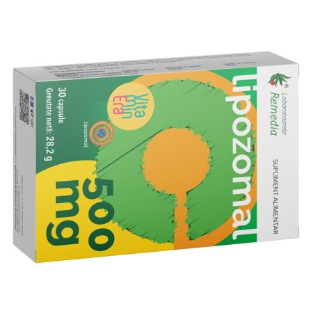 Lipozomal C, 500 mg, 30 capsule, Laboratoarele Remedia 656838