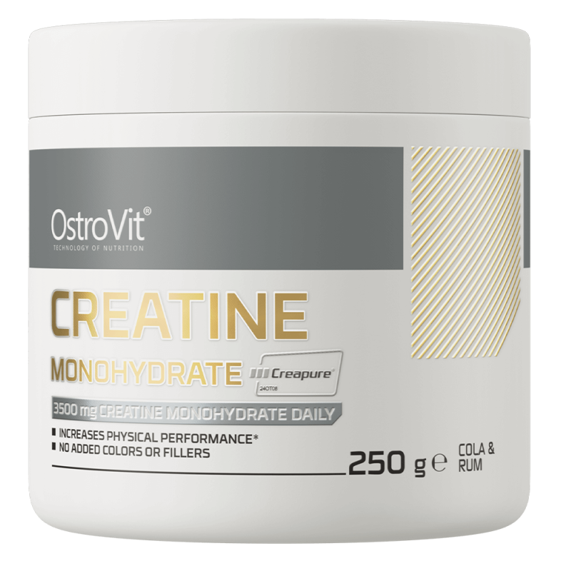 Creatina Monohidrata Creapure cu aroma de cola si rom, 250 g, OstroVit