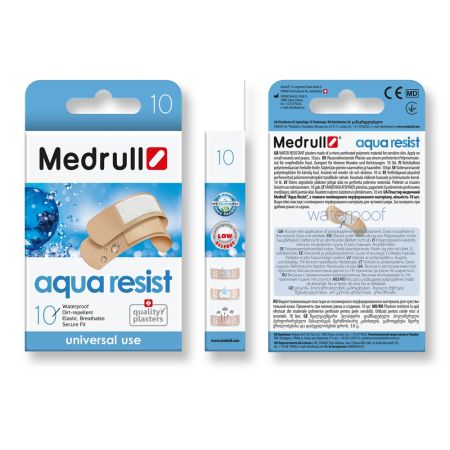 Plasturi rezistenti la apa Aqua Resist, 10 bucati, Medrull 656857