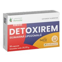 Detoxirem Remedios, 30 capsule, Laboratoarele Remedia