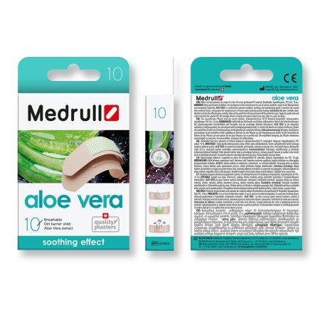 Plasturi cu Aloe Vera, 10 bucati, Medrull 656866